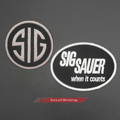 Patch velcro brodé SIG SAUER