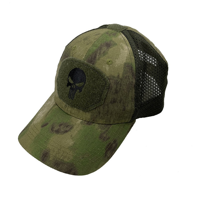 Casquette tactique motif tête de mort