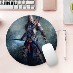 Tapis de souris rond Assassin’s Creed – 20 ou 22 cm