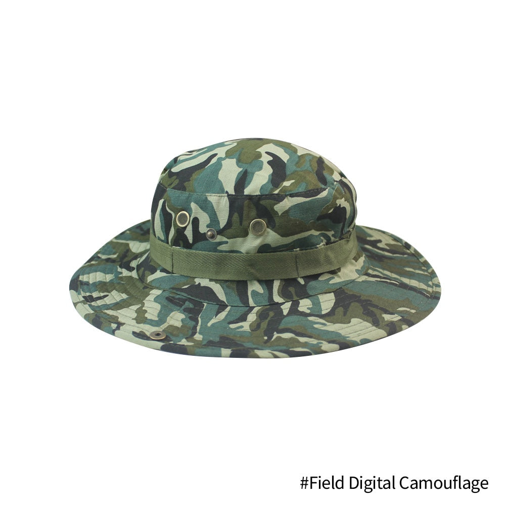 Chapeau de brousse tactique – Plusieurs camouflages