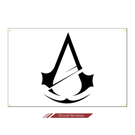 Drapeaux logo Assassin's Creed Unity, en Polyester