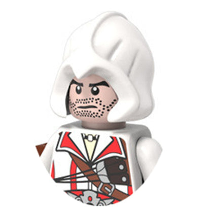 Figurine Assassin's Creed compatible avec Lego, Ezio, Altair, Connor, Edward, Jacob, Adéwalé, Aveline, Etc.