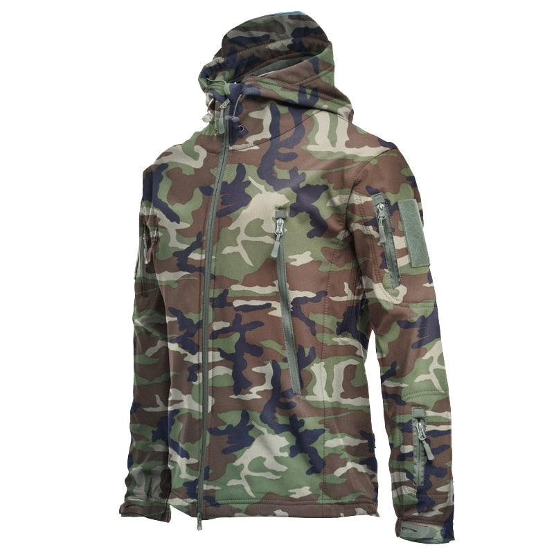 Veste Softshell imperméable à capuche – Multipoches