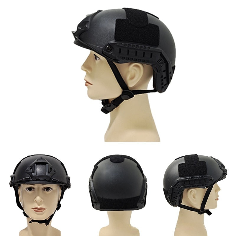 Casque tactique factice type FAST réglable