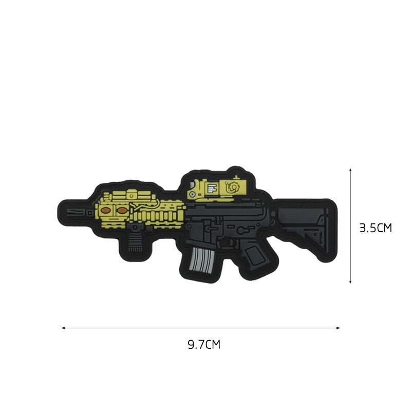 Patchs tactiques à dos auto-agrippant – Plusieurs motifs