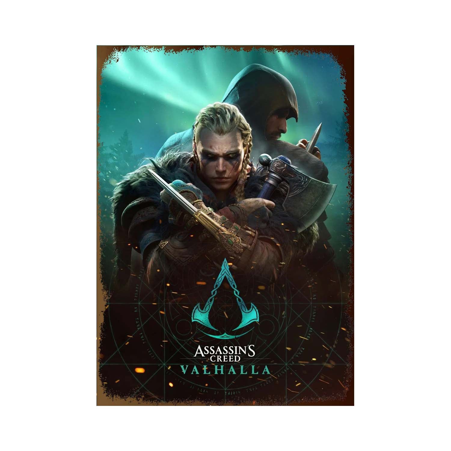 Plaque métallique Kassandra, Alexios ou Eivor – Assassin’s Creed