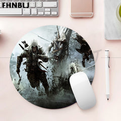 Tapis de souris rond Assassin’s Creed – 20 ou 22 cm