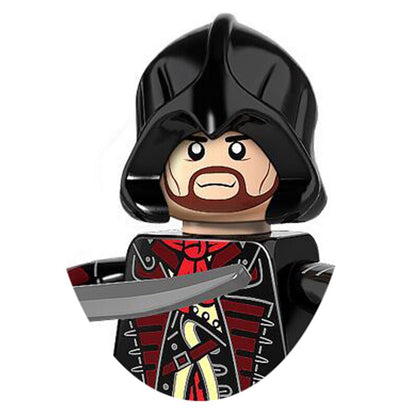 Figurine Assassin's Creed compatible avec Lego, Ezio, Altair, Connor, Edward, Jacob, Adéwalé, Aveline, Etc.