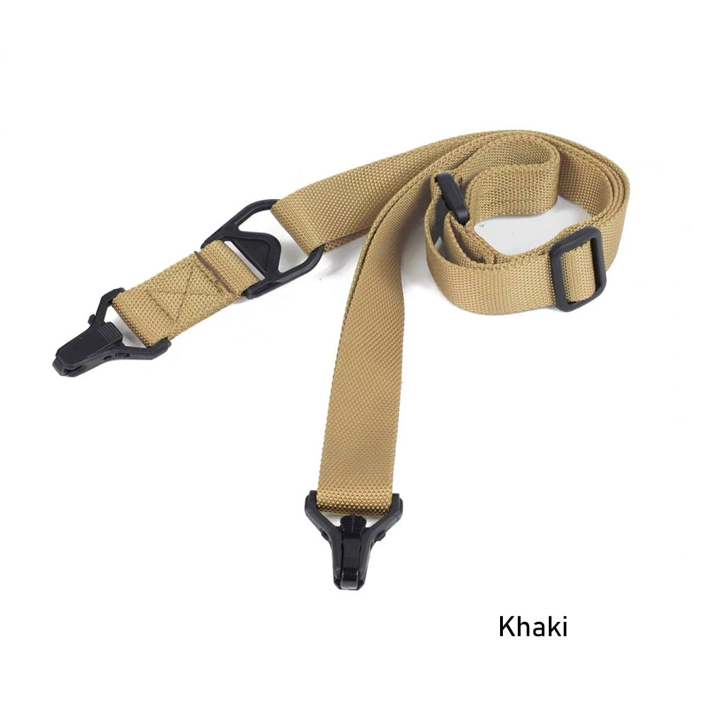 Sangle tactique deux points avec boucles métalliques