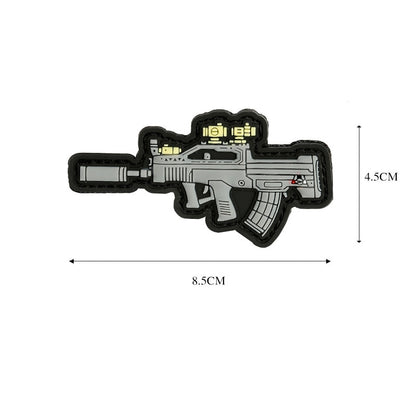 Patch velcro, différentes répliques et grenade