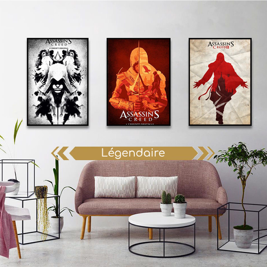 Poster Assassin's Creed, différents motif