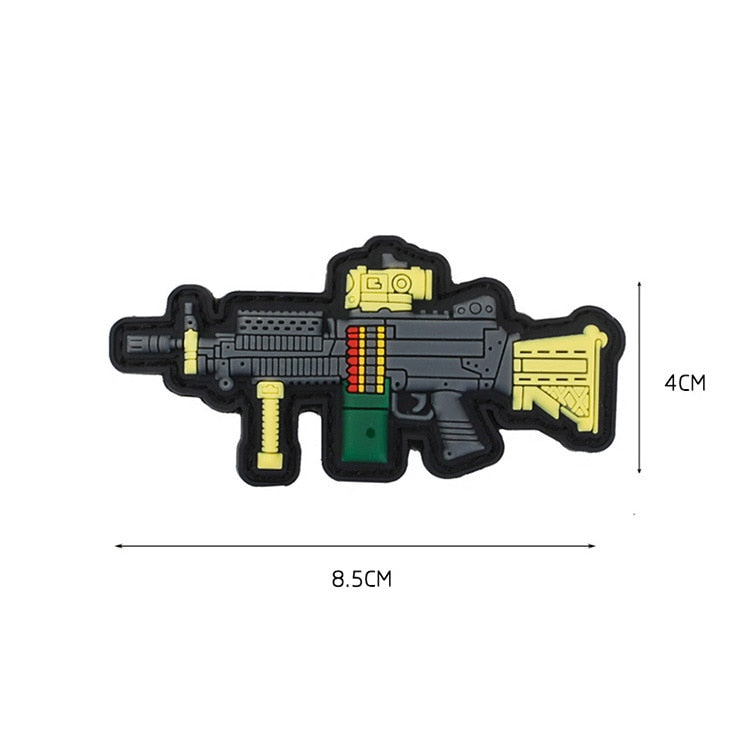 Patchs tactiques à dos auto-agrippant – Plusieurs motifs