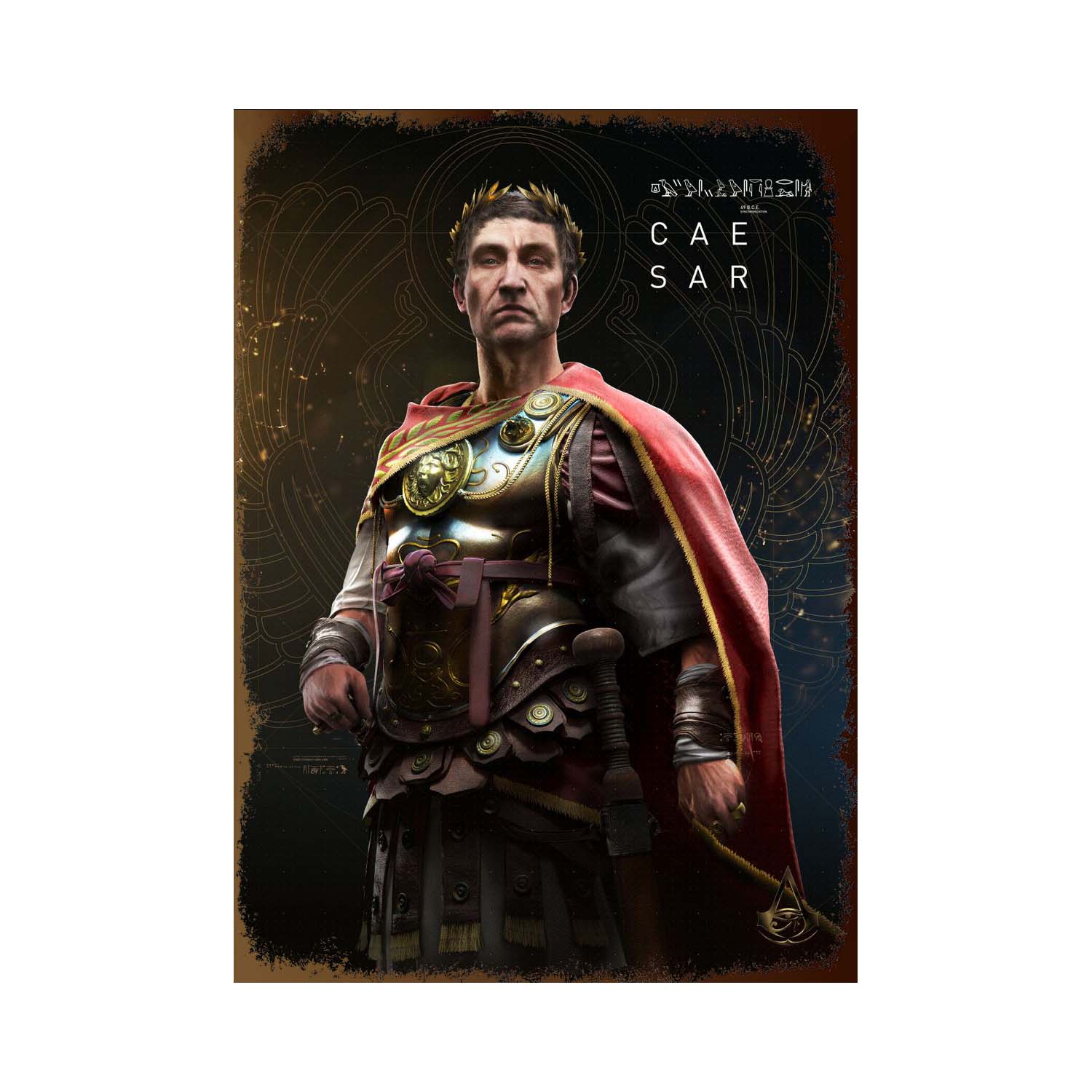 Plaque métallique Assassin’s Creed Origins ou Valhalla – Plusieurs personnages