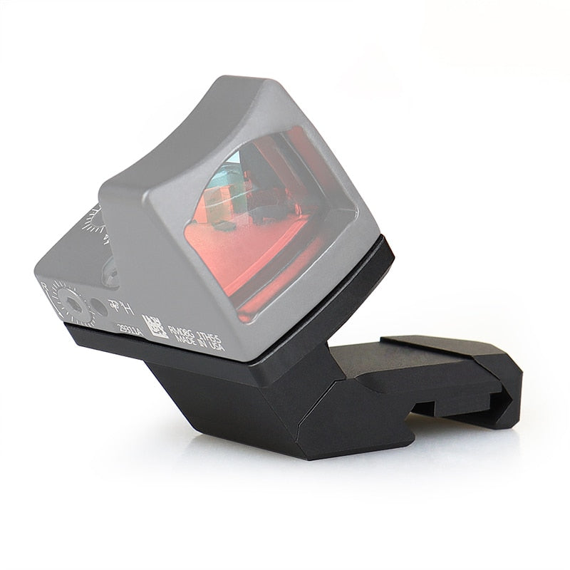 Support optique de décalage de 35 degrés à 45 degrés pour mini viseurs point rouge