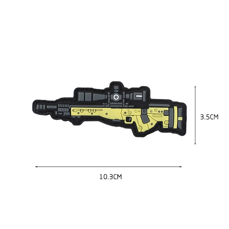Patchs tactiques à dos auto-agrippant – Plusieurs motifs
