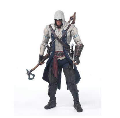 Assassin workshopAssassin workshopFigurine articuler d'Altair, Ezio, Connor ,Haytham et Edward, PVC, 15c