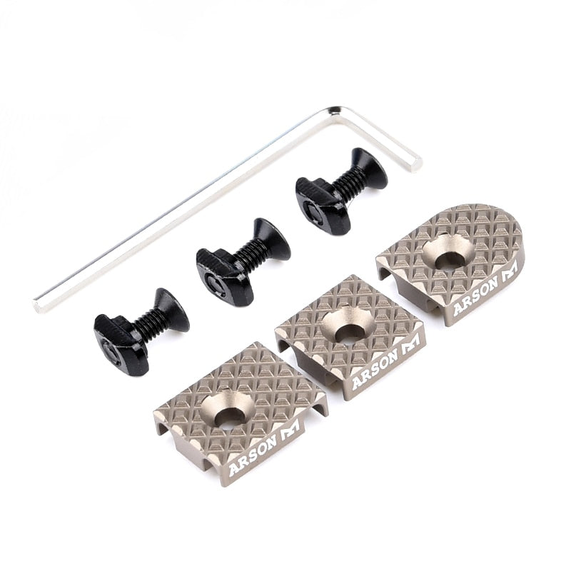 Guides-câbles M-LOK et KeyMod en aluminium – Lot de 3