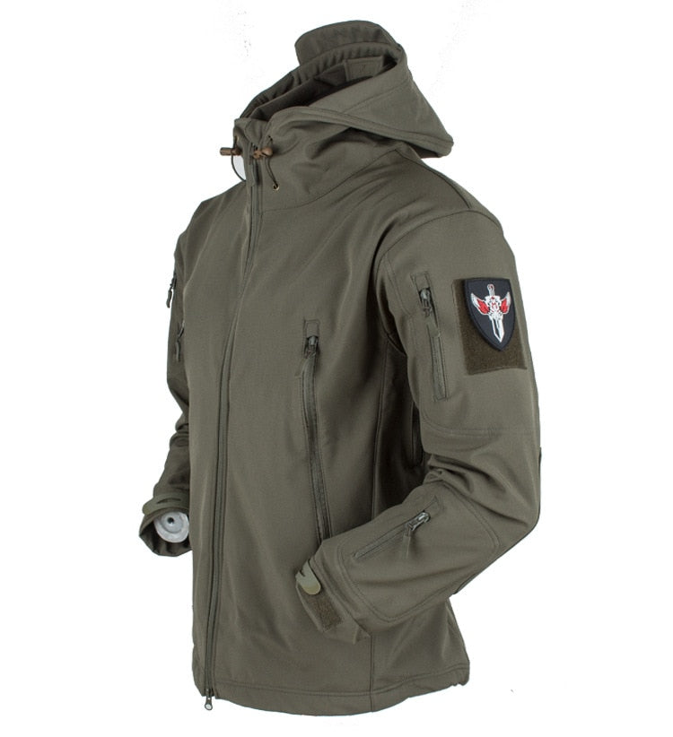 Veste Softshell imperméable à capuche – Multipoches