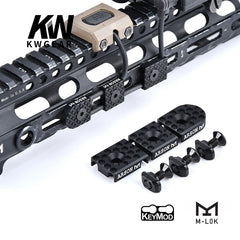 Guides-câbles M-LOK et KeyMod en aluminium – Lot de 3