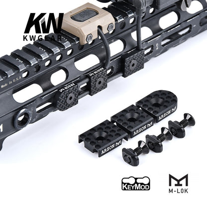 Système de guidage de fil M-LOK Keymod, Pack de 3 pièces