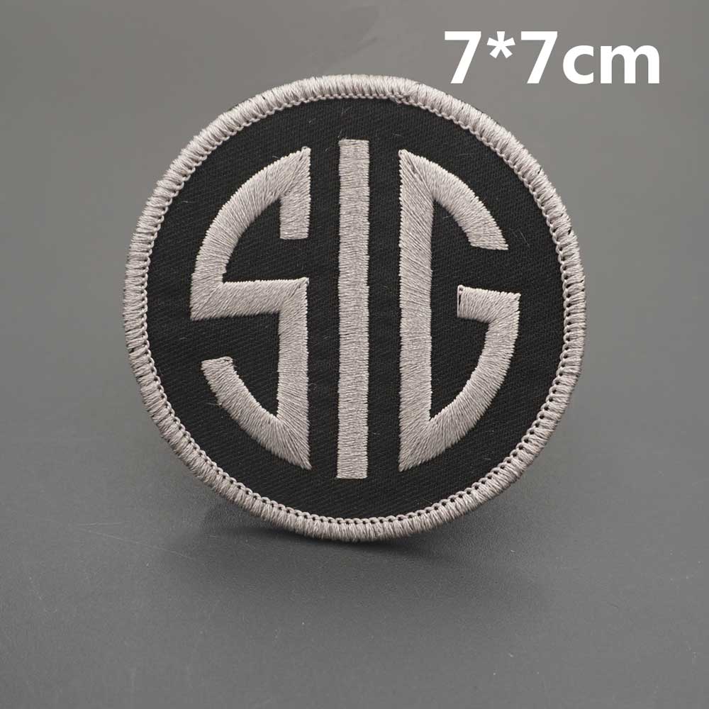 Patch brodé SIG Sauer avec dos auto-agrippant