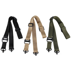 Sangle tactique deux points avec boucles métalliques