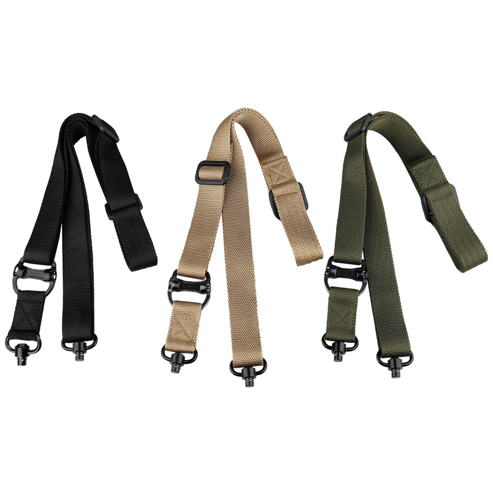 Sangle tactique deux points avec boucles métalliques