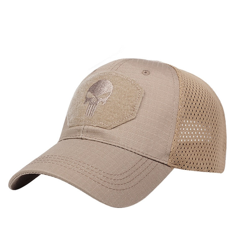 Casquette tactique motif tête de mort