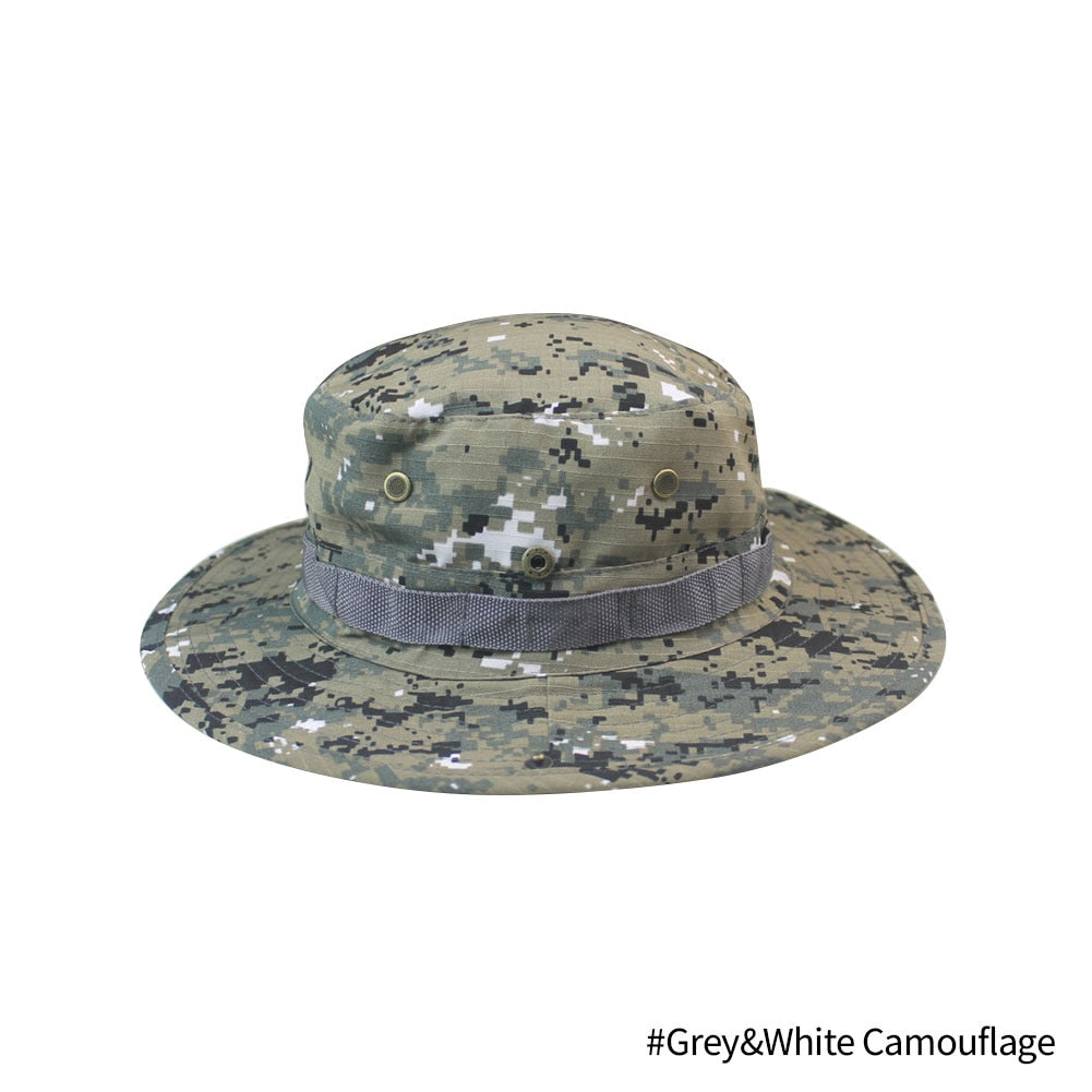 Chapeau de brousse tactique – Plusieurs camouflages