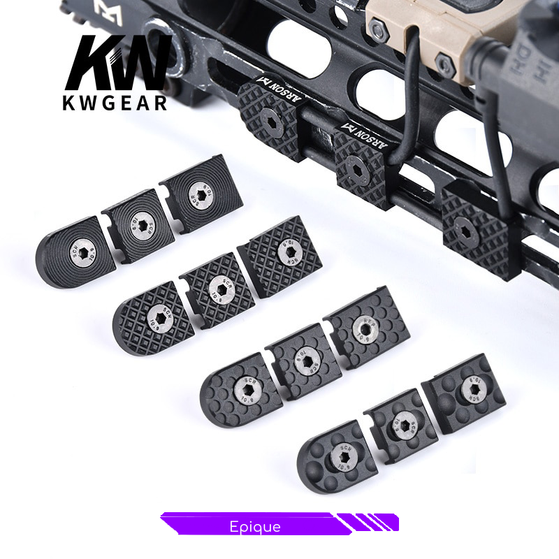 Système de guidage de fil M-LOK Keymod, Pack de 3 pièces