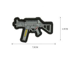 Patchs tactiques à dos auto-agrippant – Plusieurs motifs