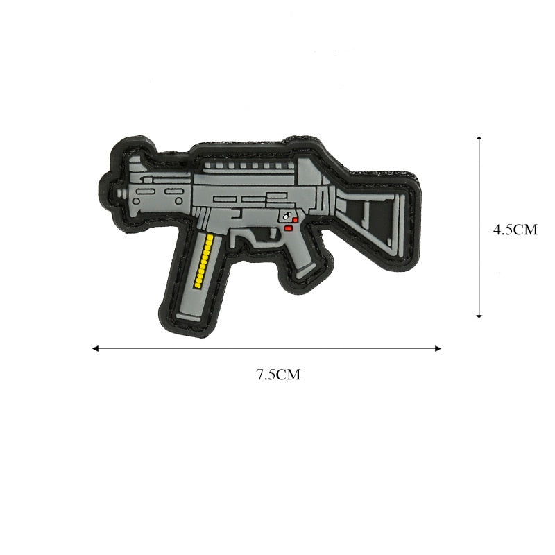 Patchs tactiques à dos auto-agrippant – Plusieurs motifs