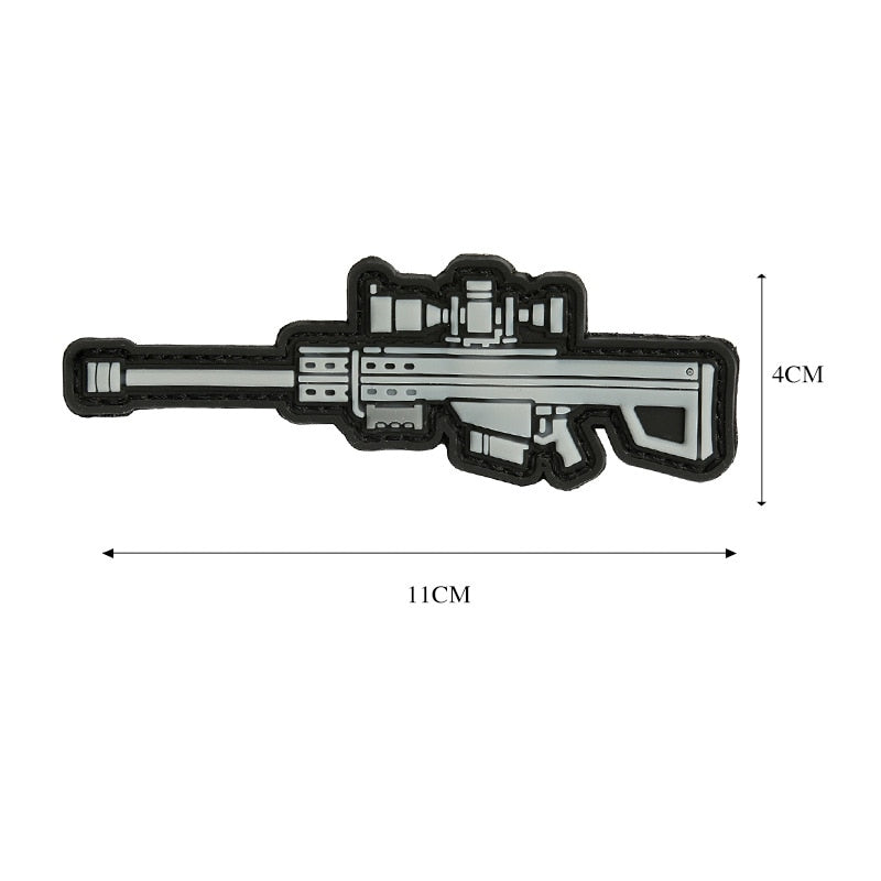 Patchs tactiques à dos auto-agrippant – Plusieurs motifs
