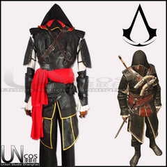 Costume cosplay d’Edward Kenway noir et rouge – Assassin’s Creed IV