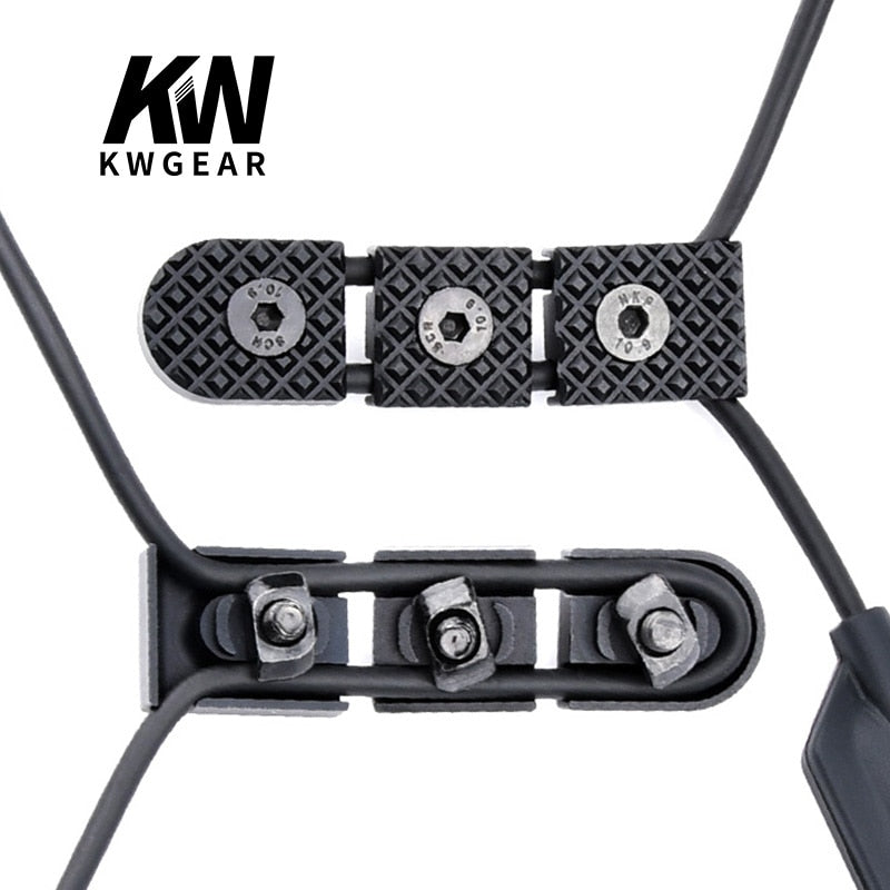 Guides-câbles M-LOK et KeyMod en aluminium – Lot de 3