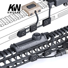 Guides-câbles M-LOK et KeyMod en aluminium – Lot de 3