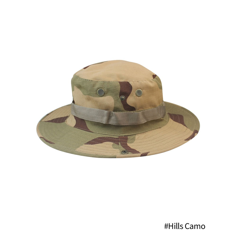 Chapeau de brousse tactique – Plusieurs camouflages