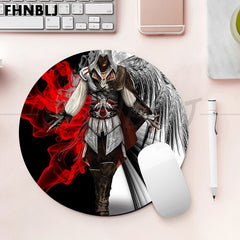 Tapis de souris rond Assassin’s Creed – 20 ou 22 cm