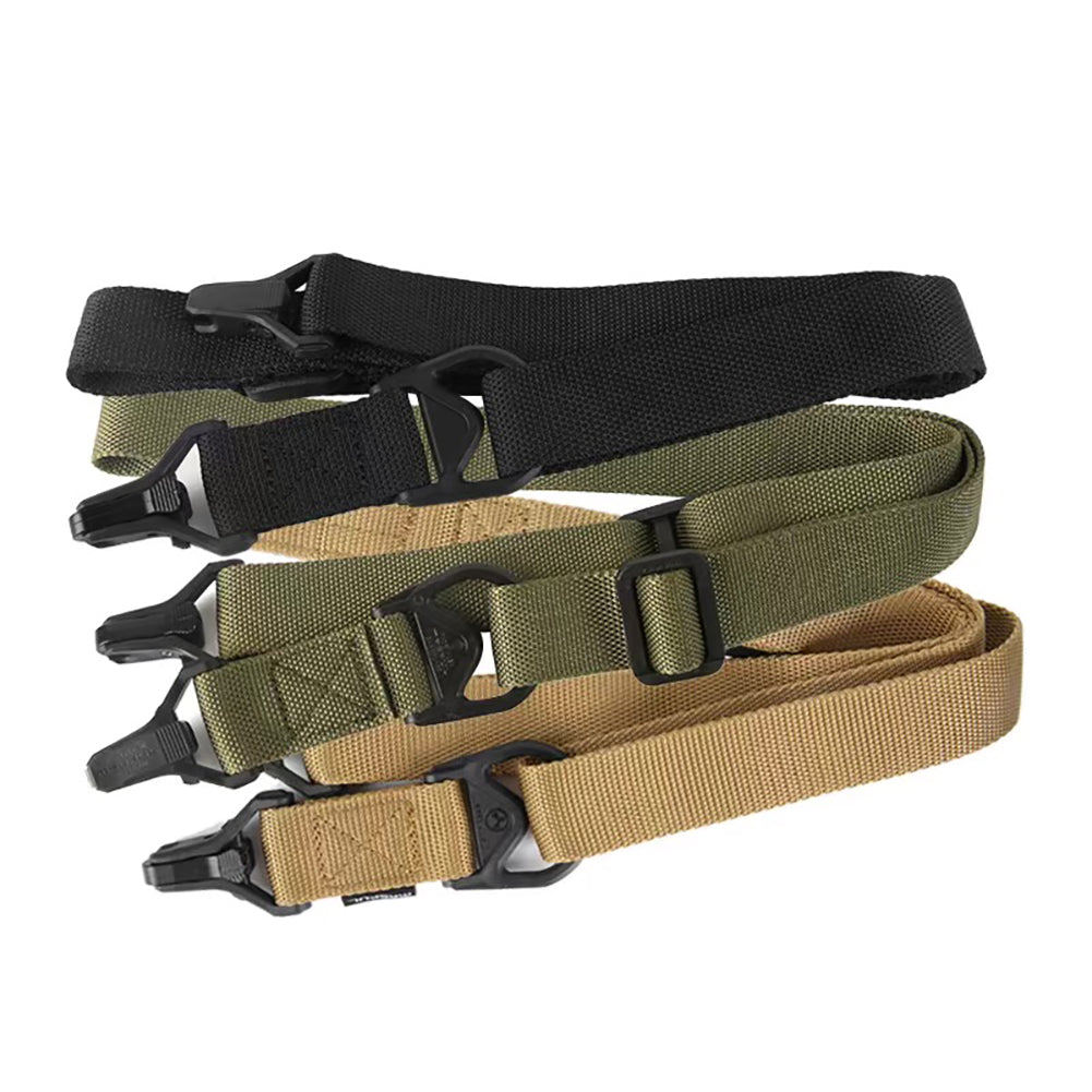 Sangle tactique deux points avec boucles métalliques