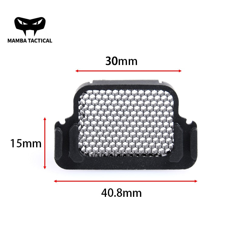 Killflash de protection pour viseur holographique – 40,8 × 30 mm