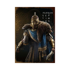 Plaque métallique Assassin’s Creed Origins ou Valhalla – Plusieurs personnages