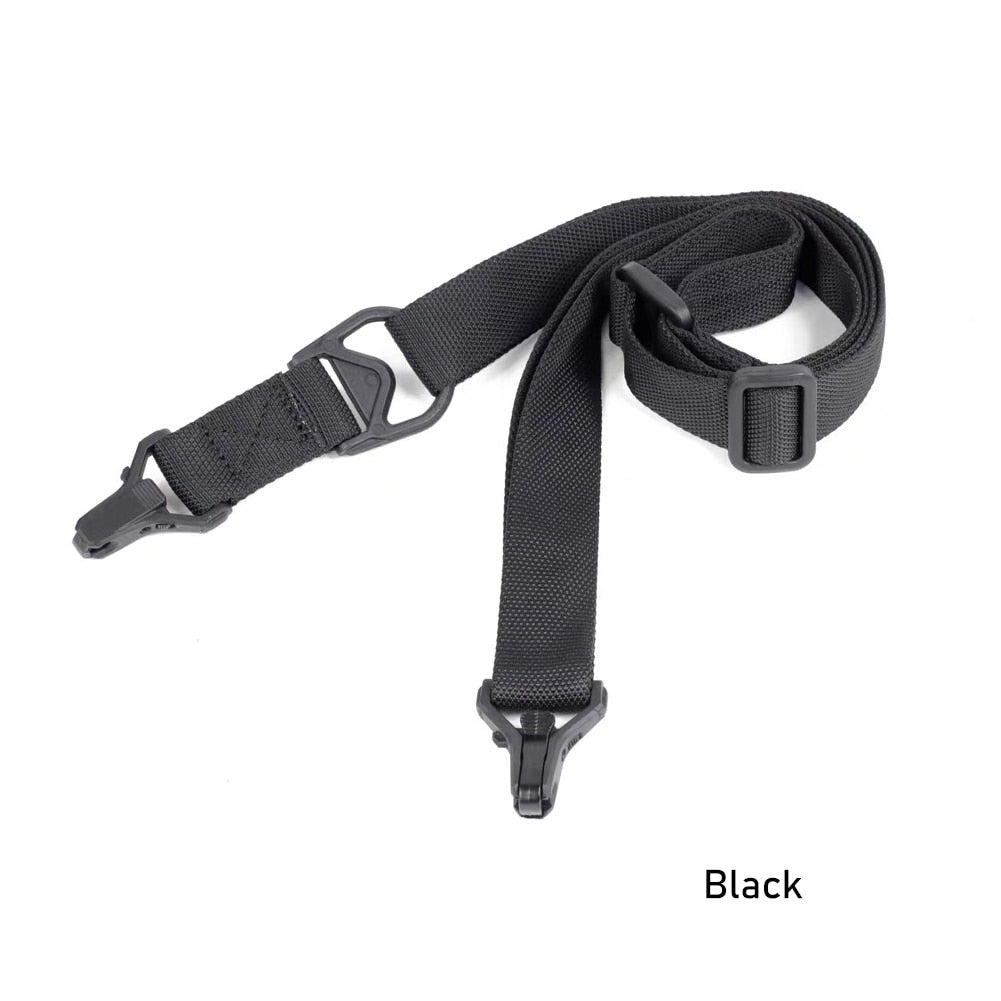 Sangle tactique deux points avec boucles métalliques