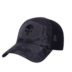 Casquette tactique motif tête de mort