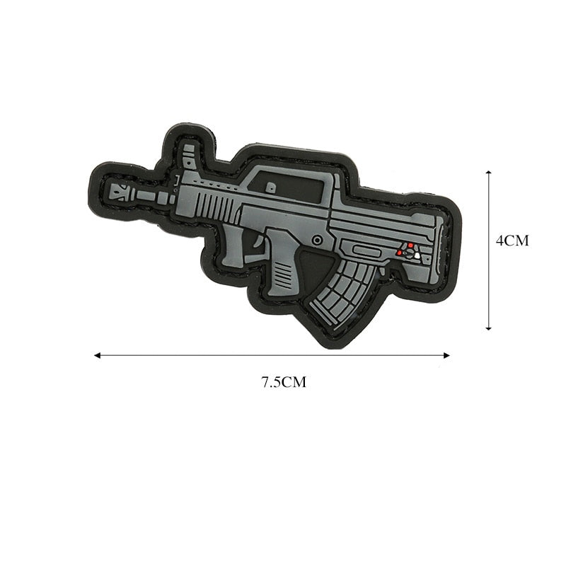 Patchs tactiques à dos auto-agrippant – Plusieurs motifs