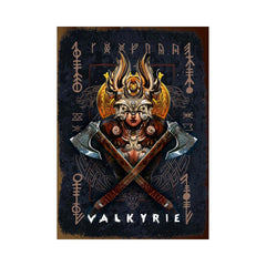 Plaque métallique Assassin’s Creed Origins ou Valhalla – Plusieurs personnages