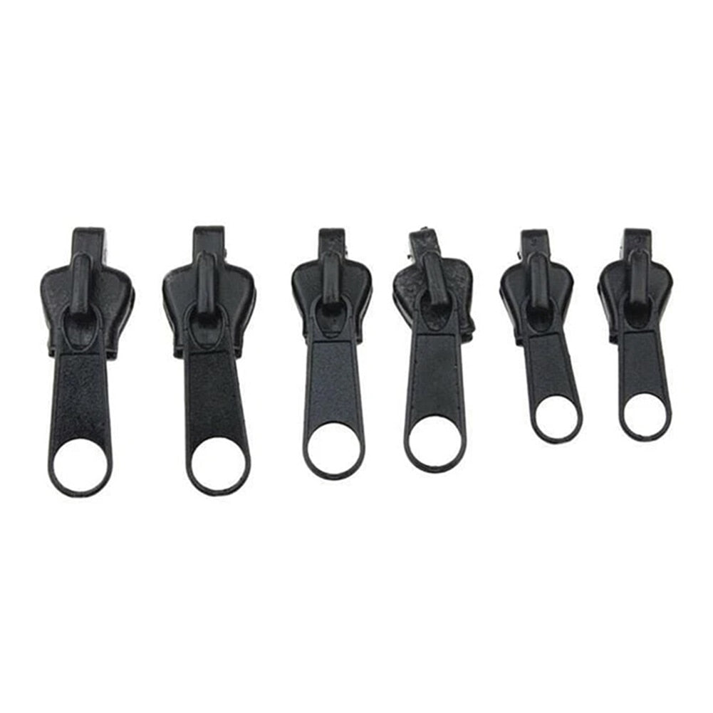 Kit universel de réparation de fermeture à glissière – 6 pièces