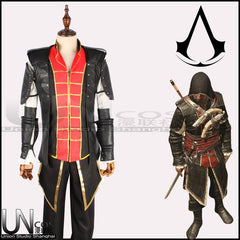 Costume cosplay d’Edward Kenway noir et rouge – Assassin’s Creed IV