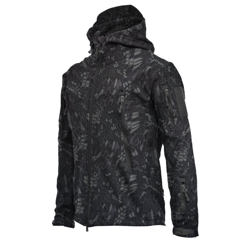 Veste Softshell imperméable à capuche – Multipoches