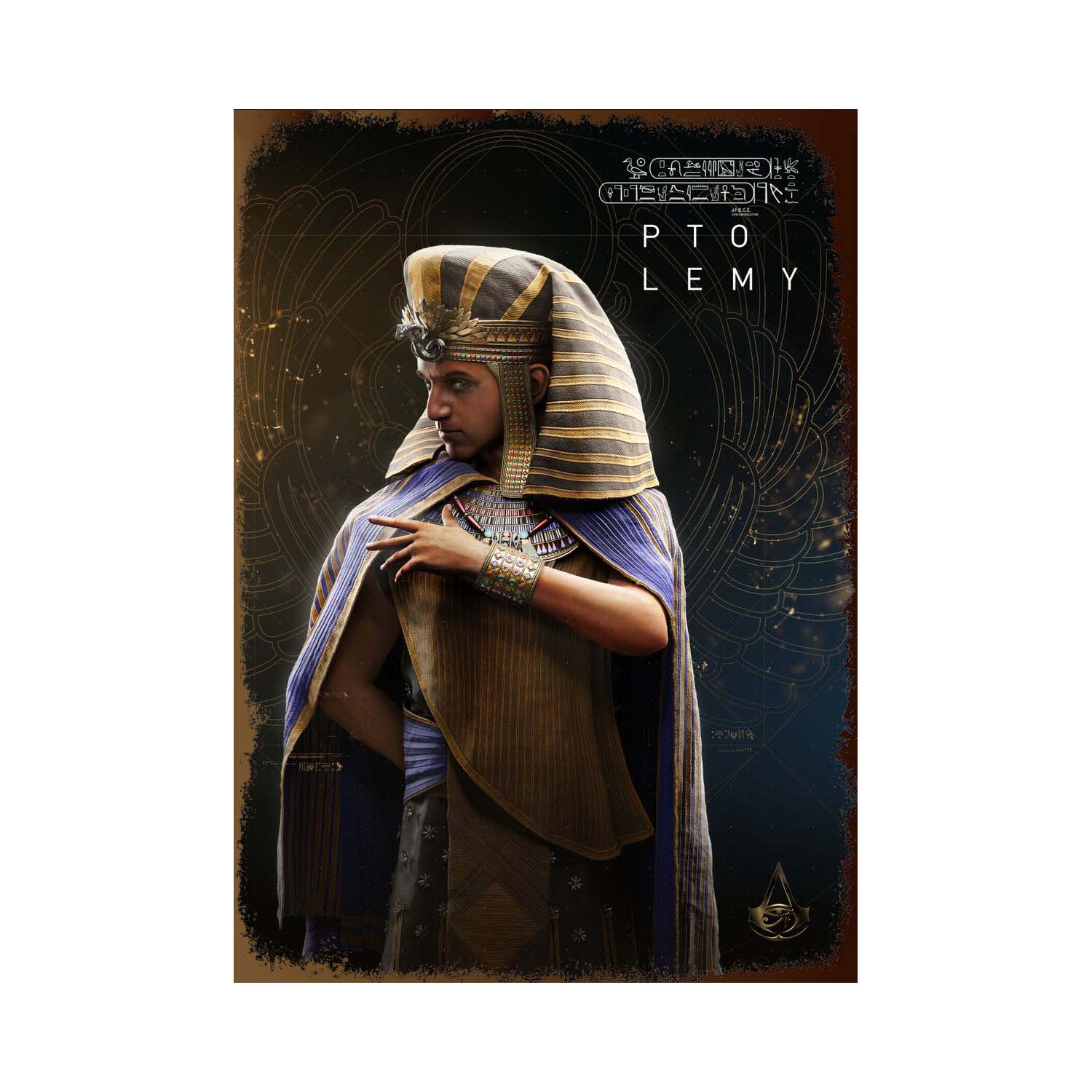 Plaque métallique Assassin’s Creed Origins ou Valhalla – Plusieurs personnages