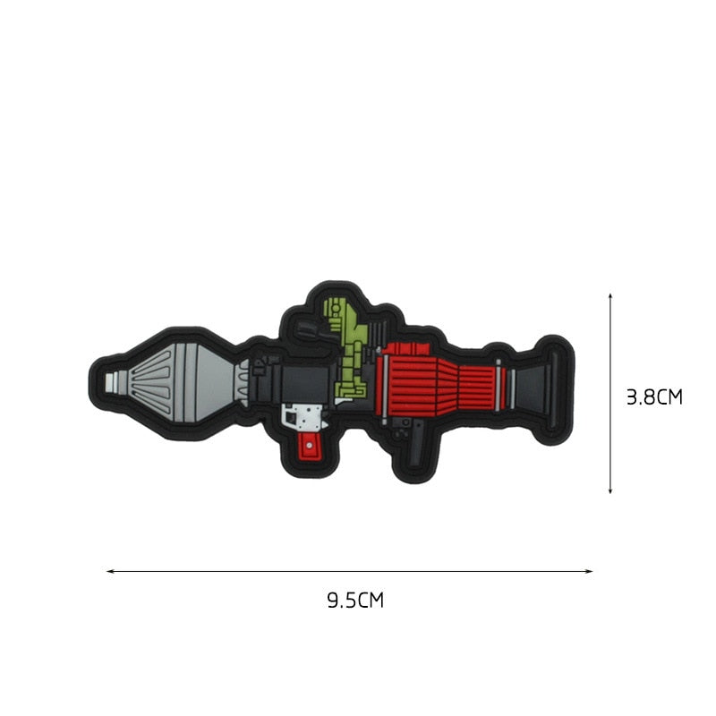 Patchs tactiques à dos auto-agrippant – Plusieurs motifs